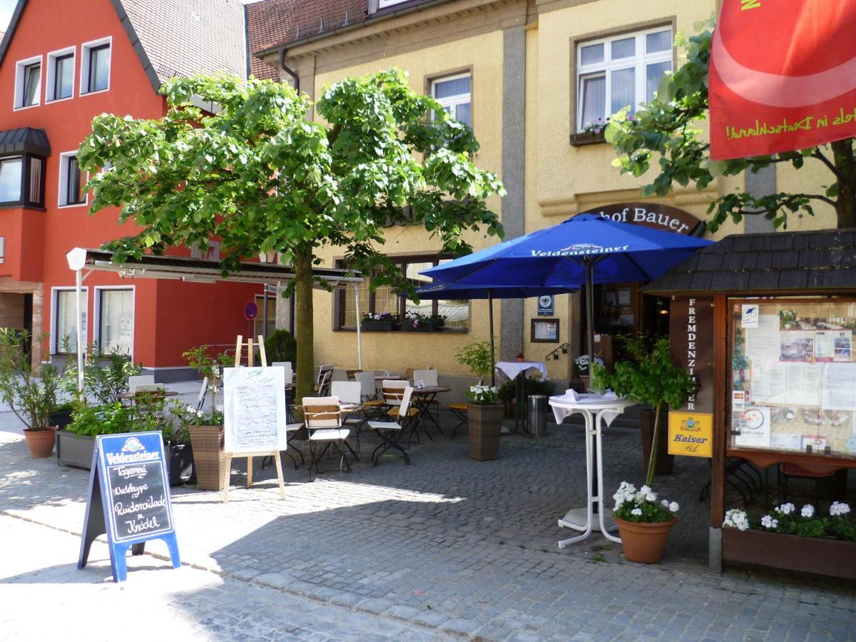 Gasthof Hotel Bauer Hersbruck Restaurace fotografie